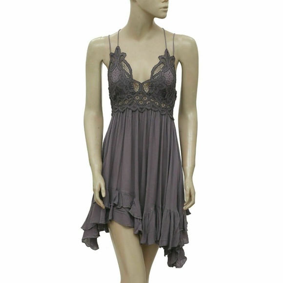 Free People Fp One "Adella" Slip Crochet Dress XS - Picture 4 of 7